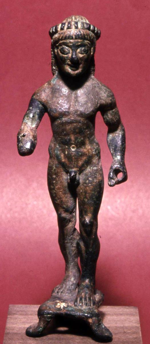 Archaische Statuette eines Jünglings