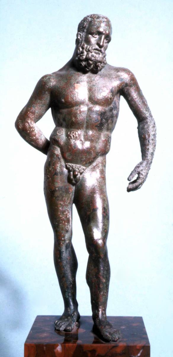 Römische Statuette des ausruhenden Herakles