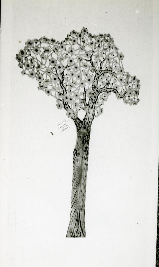Blühender Prunusbaum 皮影戲用具 :  梅樹
