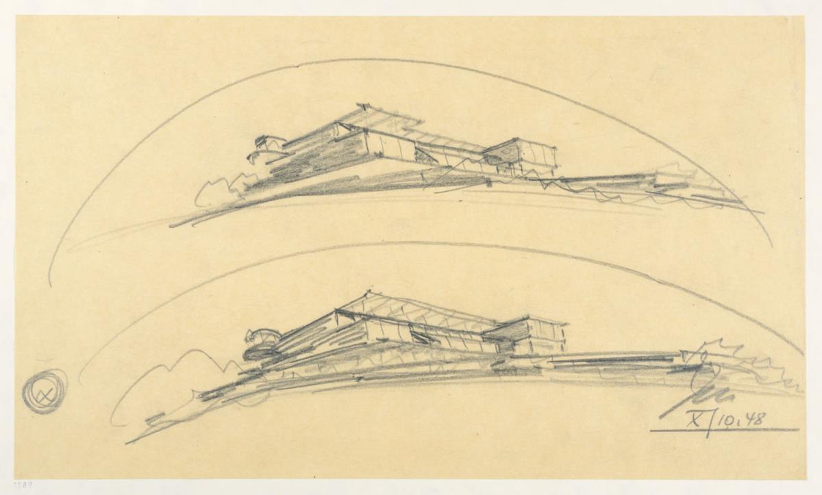 San Francisco, Kalifornien, Russell-Haus, Skizzen
