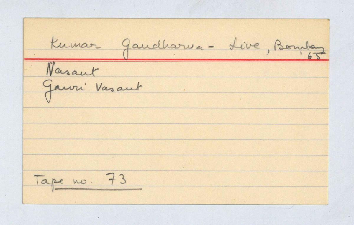 Kumar Gandharva - Live