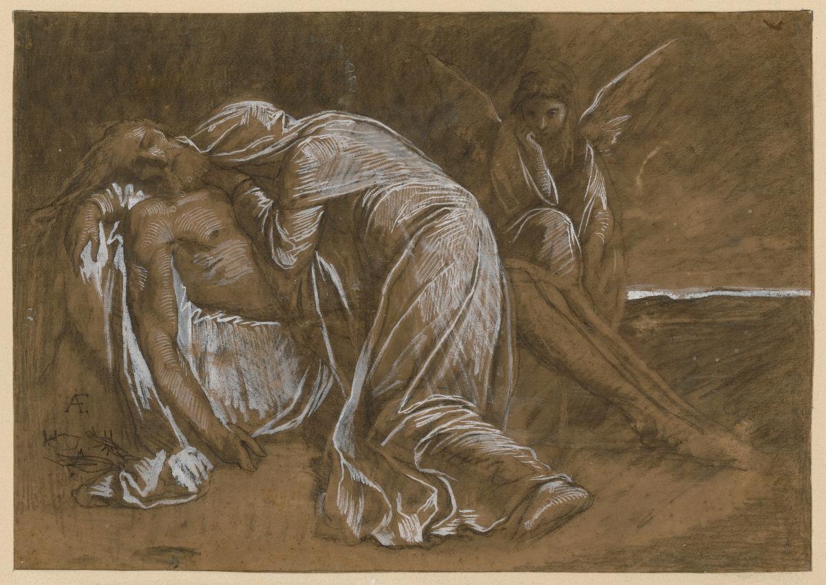 Klagende Frauen. Entwurf zu einer Pietà