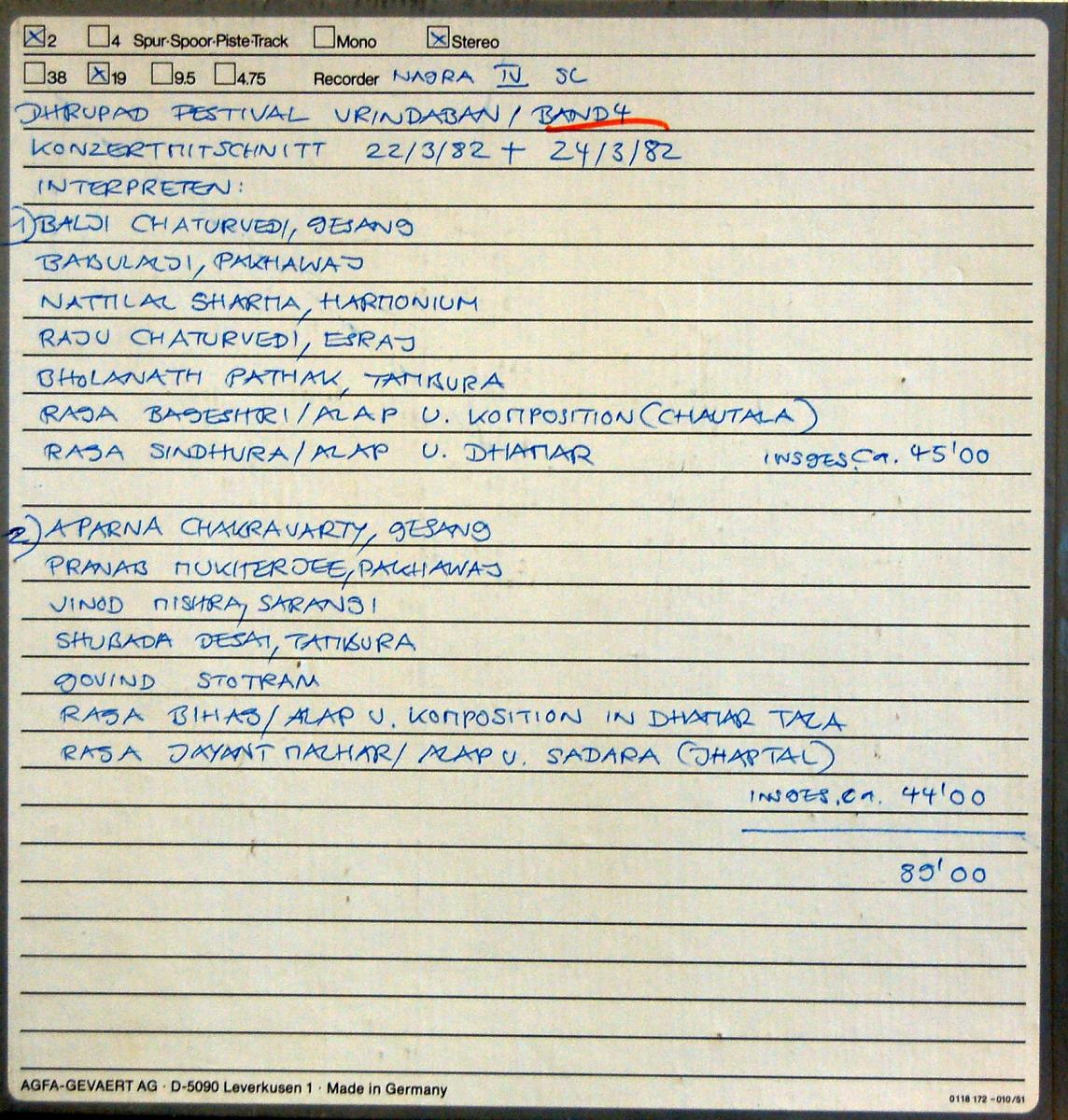 Müller Indien (Nord) I 1982