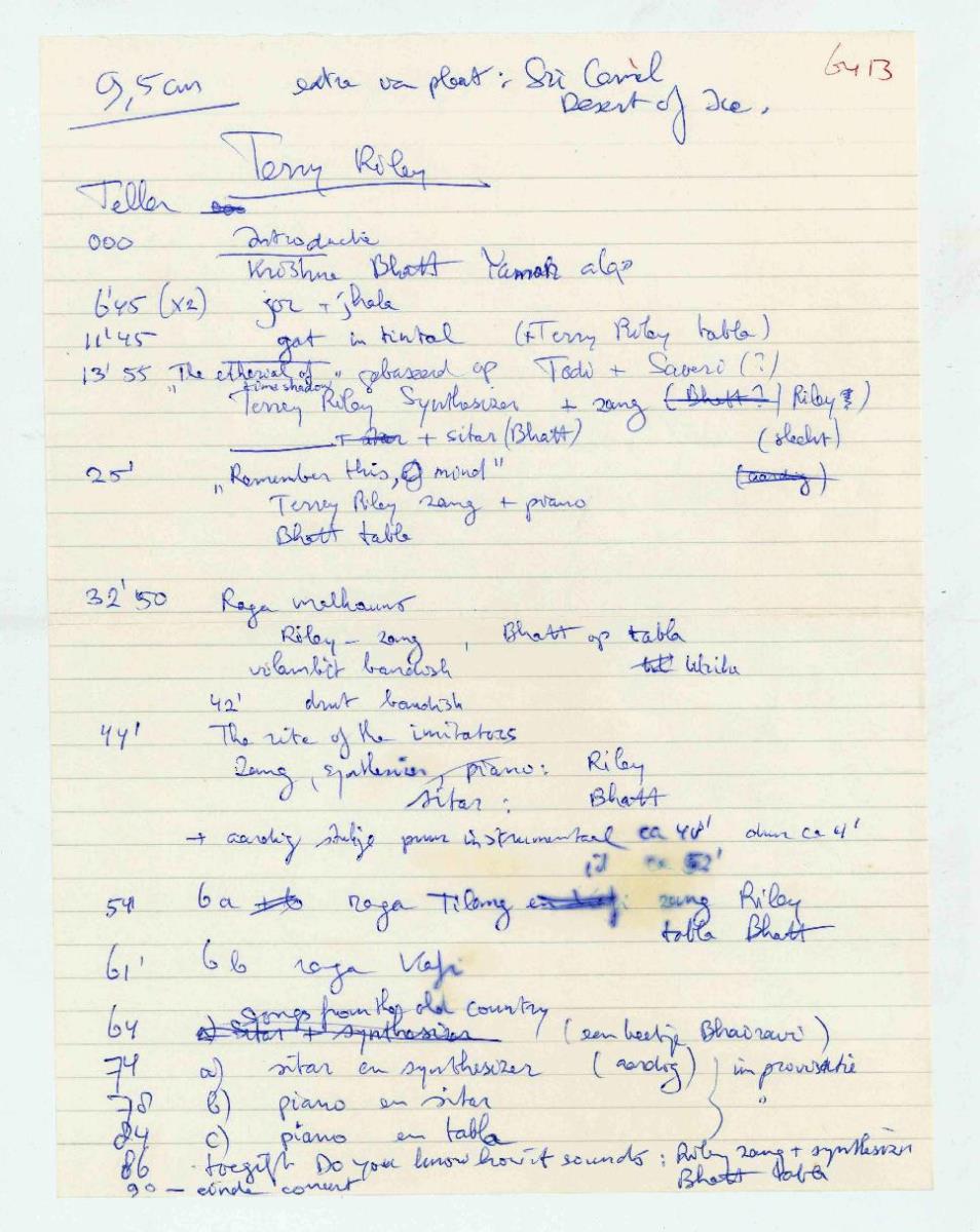 Terry Riley (Radio Show)