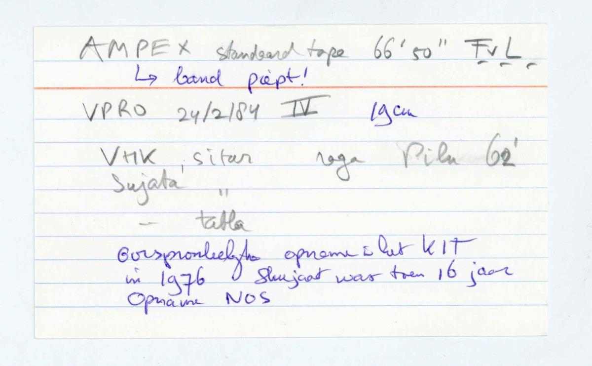 Indiase Muziek, Radio Series, Episode 4