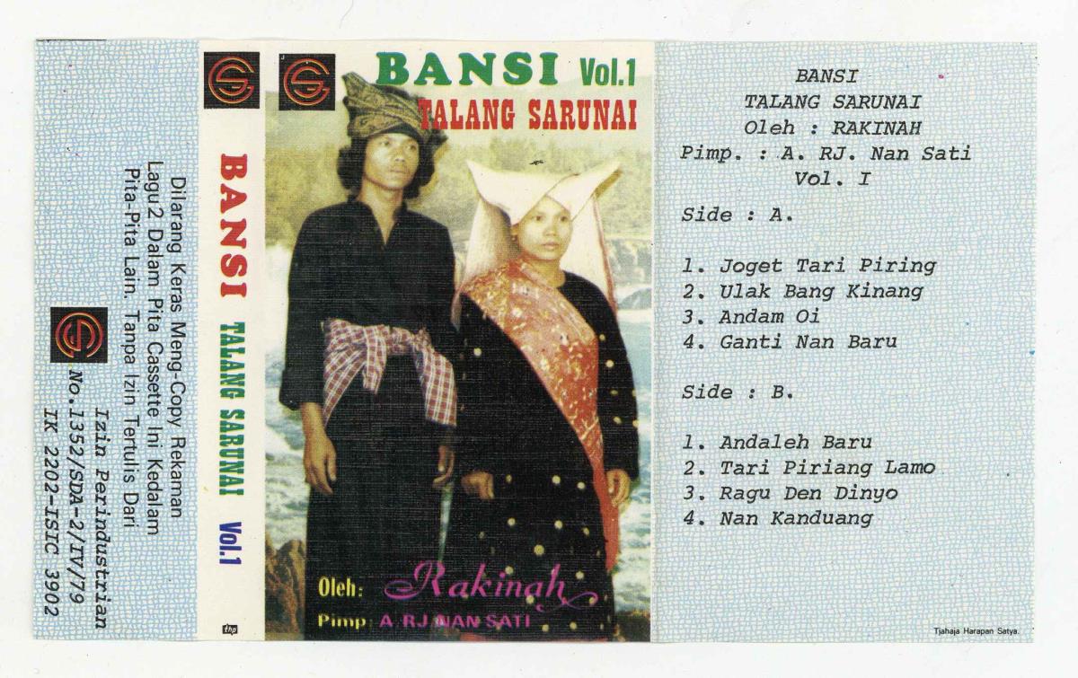 Bansi, Talang Sarunai, Vol 1
