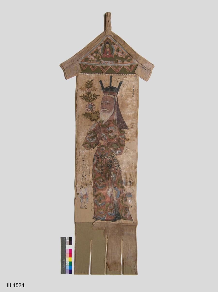 Tempelfahne für Kara Totok (ein uigurischer Würdenträger) /Memorial banner for Kara Totok