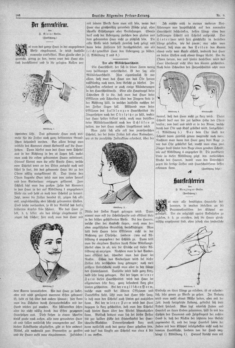 Deutsche Allgemeine Friseur-Zeitung: Haarflechtereien