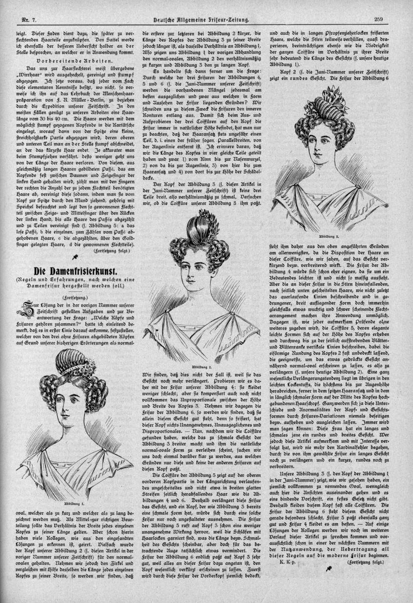 Deutsche Allgemeine Friseur-Zeitung: Die Haarkunstflechterei: Einleitung
