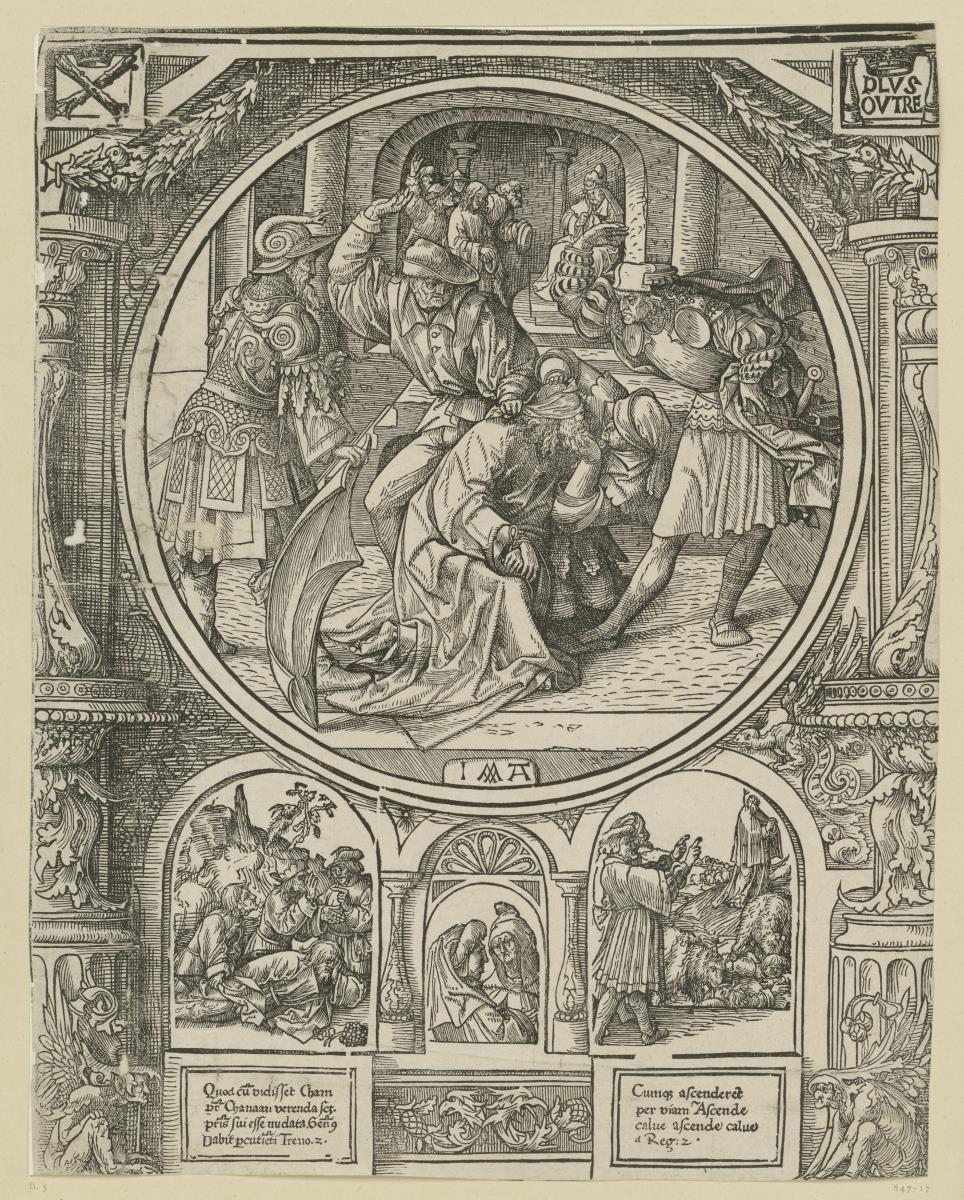 Große runde Passion: Verspottung Christi