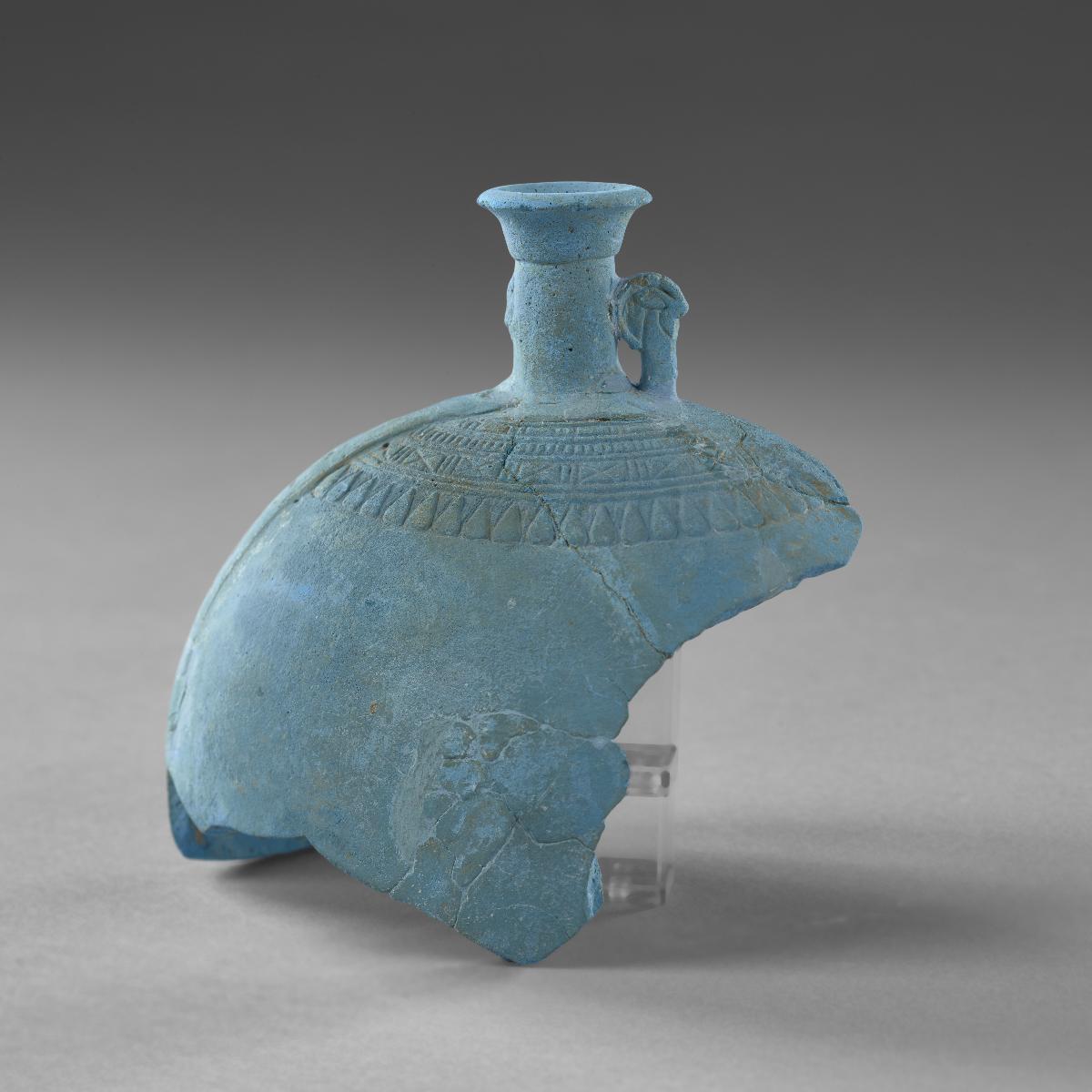Fragment einer ägyptischen Neujahrsflasche