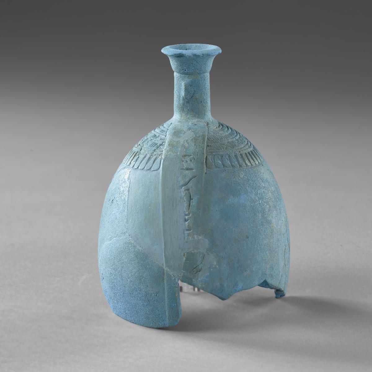 Fragment einer ägyptischen Neujahrsflasche