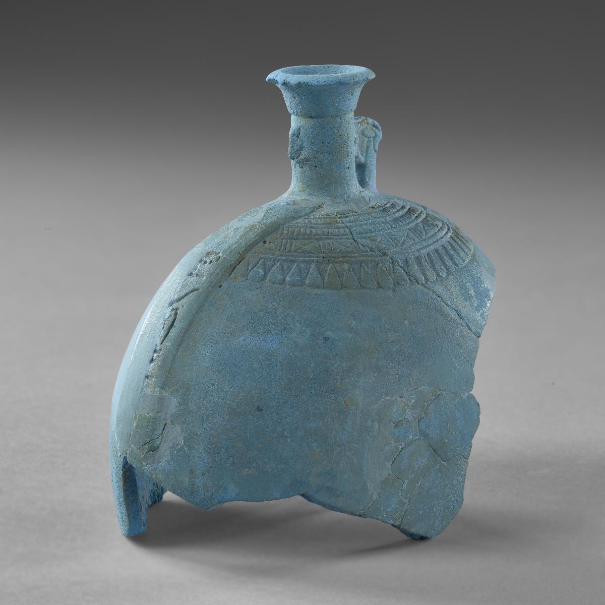 Fragment einer ägyptischen Neujahrsflasche