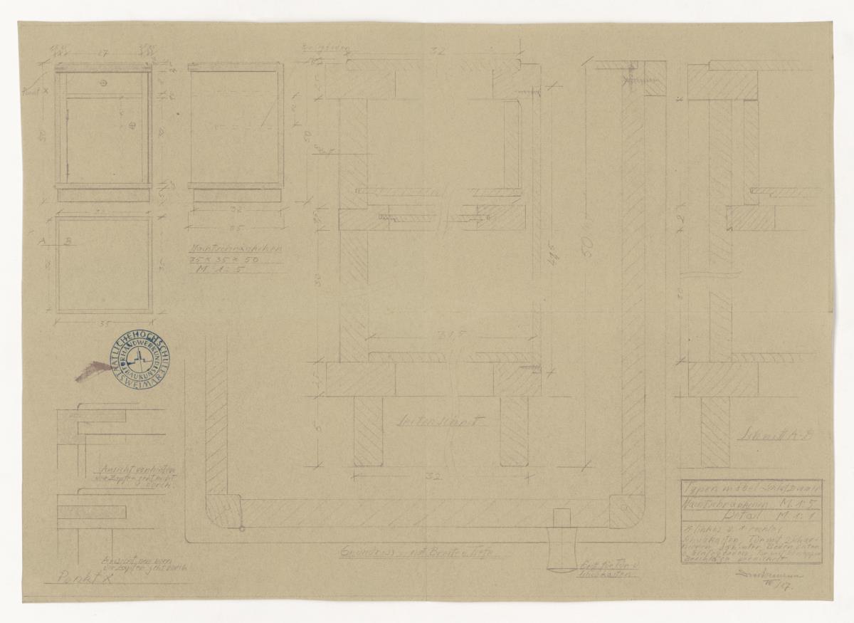 Nachtschrank, Typenmöbel, Schlafzimmer (Möbelentwürfe, Betten)