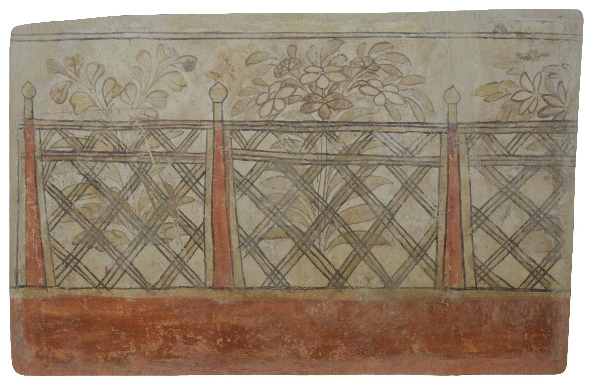 Blumen hinter Gittern