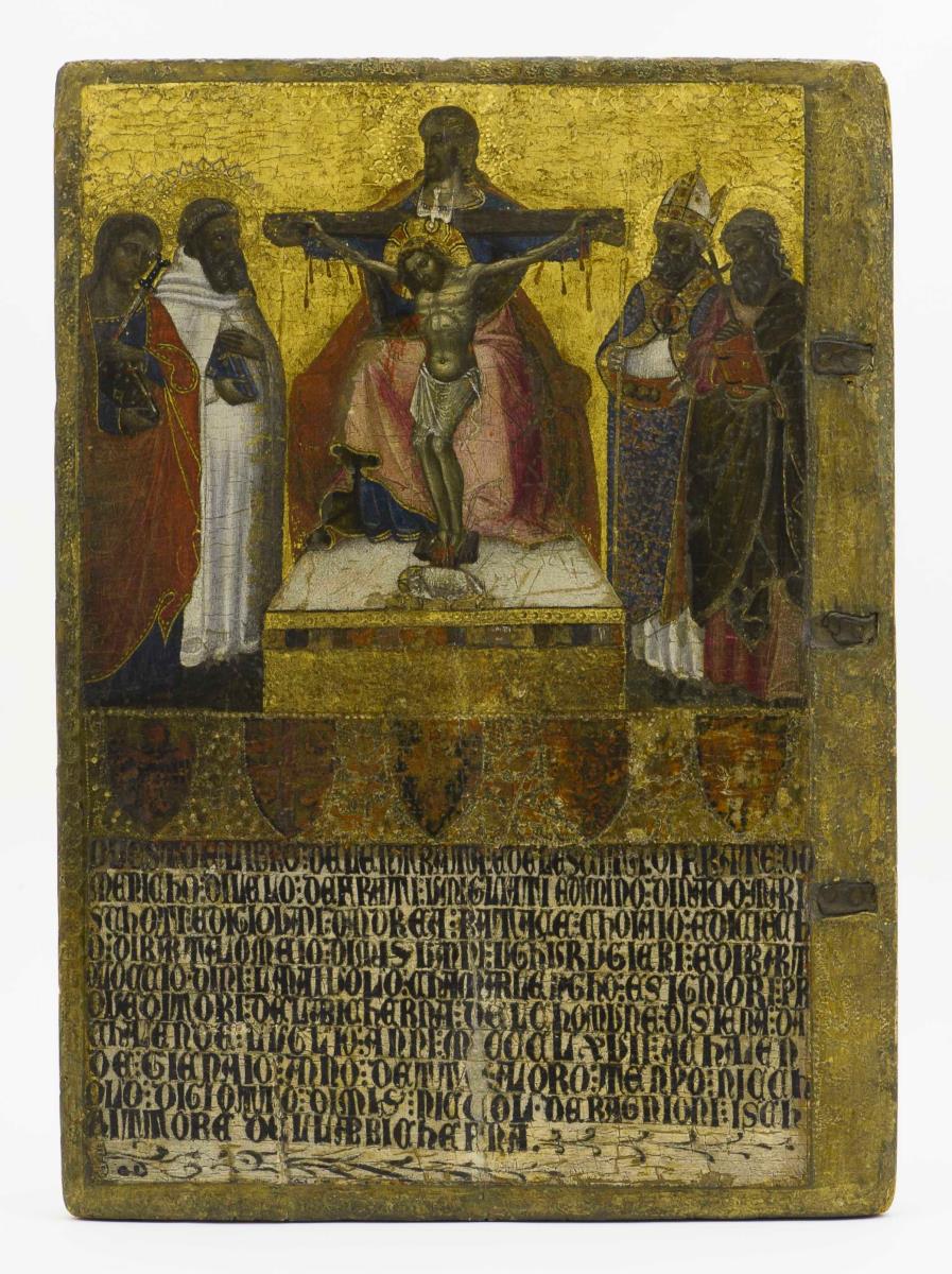 Deckel des Sieneser Amtsbuches (Biccherna) für 1367