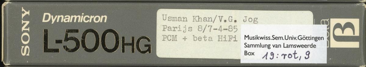 Usman Khan, V.G. Jog