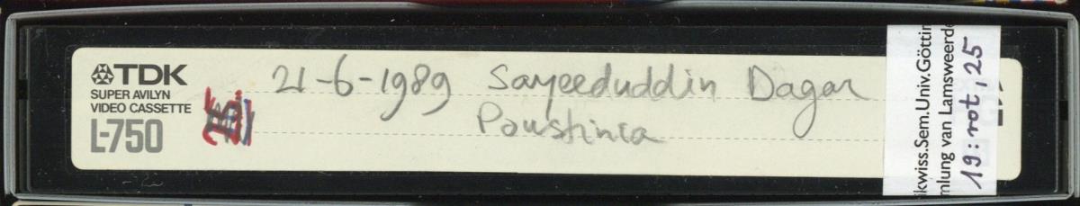 Sayeeduddin Dagar, Poustinia