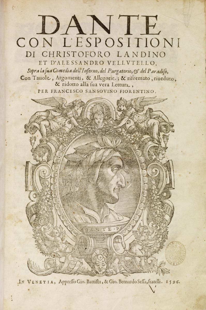 Dante Alighieri: La Commedia. Mit Komm. von Christophorus Landius.