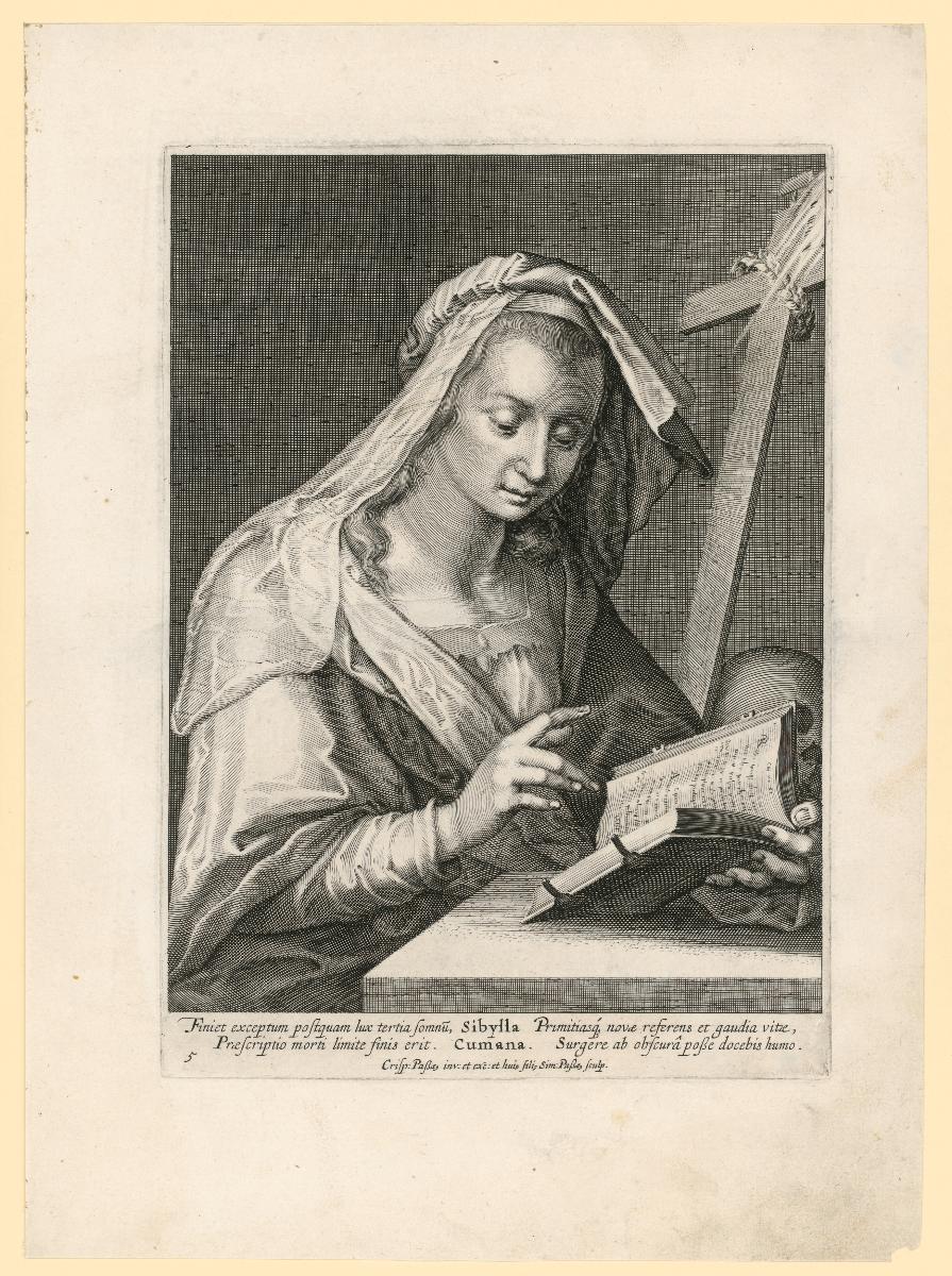 Sibylla Cumana, Bl. 5 aus der 12-teiligen Sibyllen-Folge