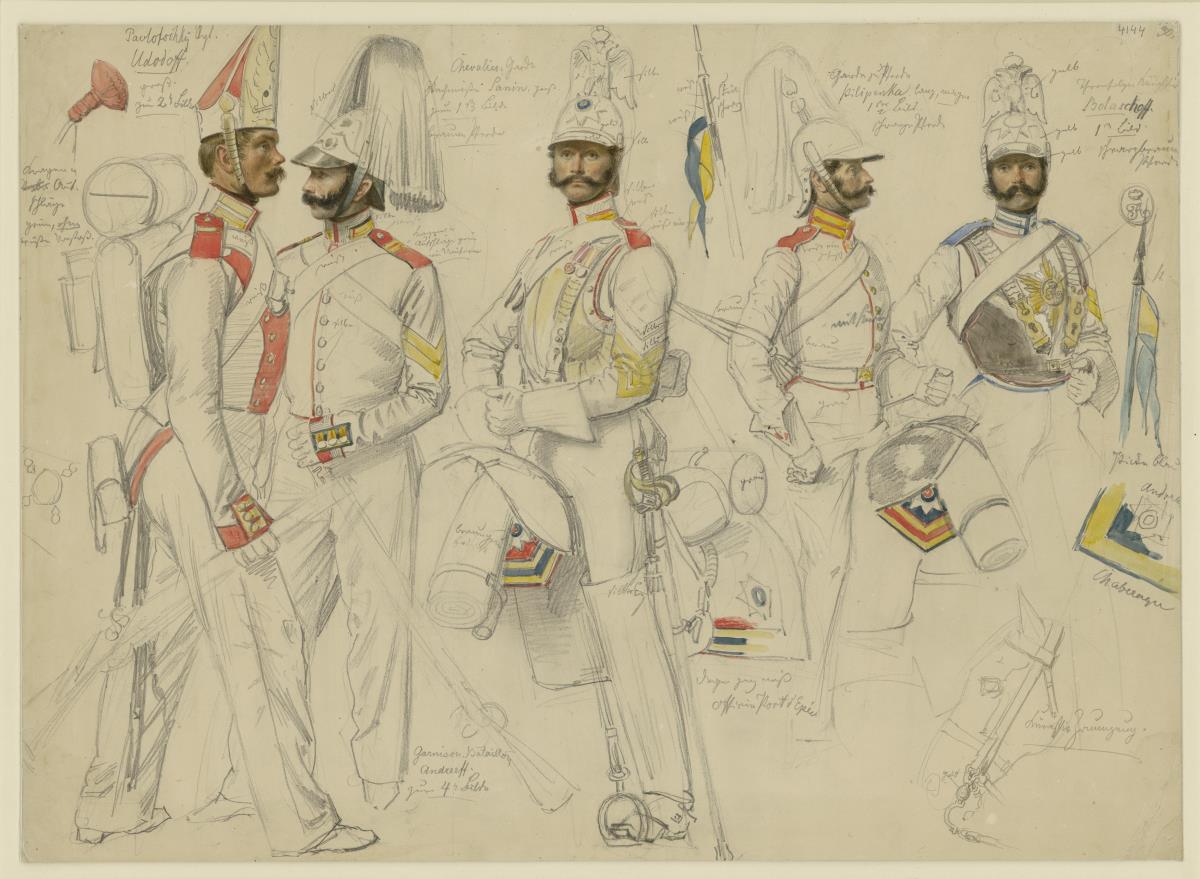 Udadoff vom Paolowschki-Regiment und Bolaschoff, Thronfolger-Kürassier
