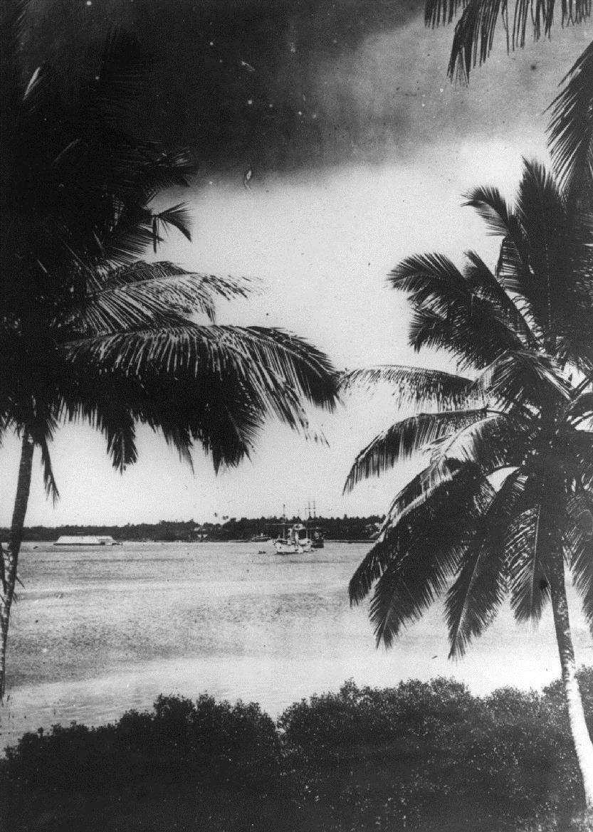 Hafen von Daressalam mit Kriegsschiffen