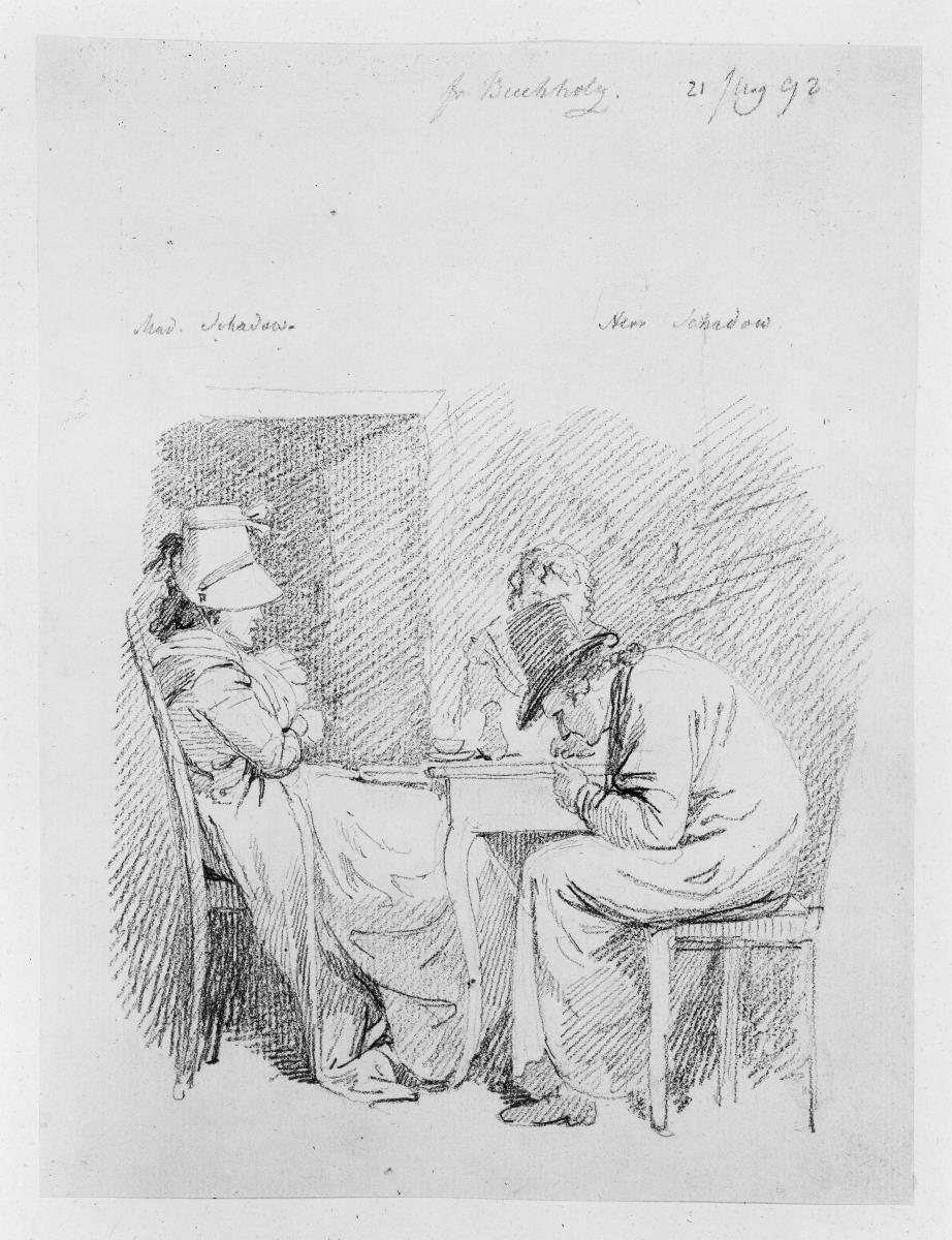 Madame und Herr Schadow in Französisch-Buchholz am 21. August 1792
