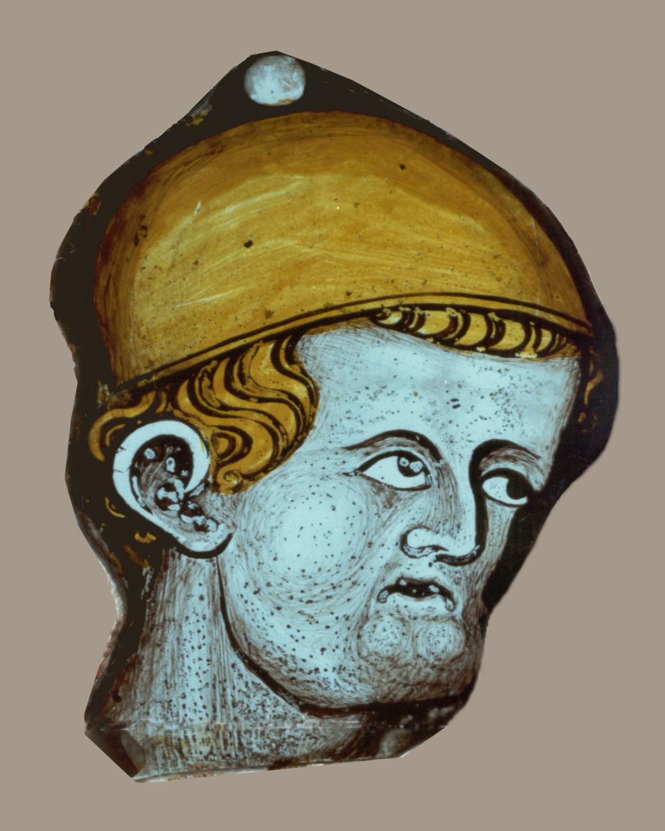Kopf eines Klerikers mit Birett