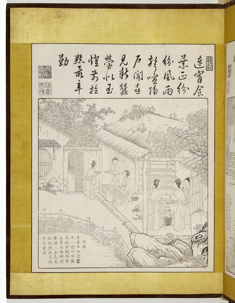 "Bilder vom Pflügen und Weben" "Yuzhi Gengzhitu"
