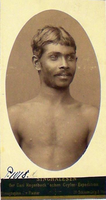 Singhalesen der Carl Hagenbeck'schen Ceylon Expedition