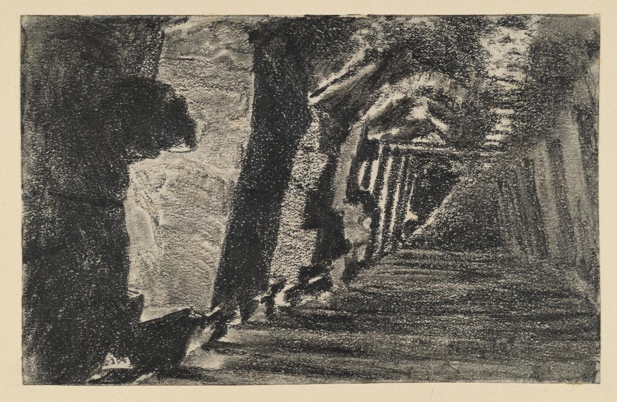 Unterbau des Gradierwerkes der Saline bei Kissingen