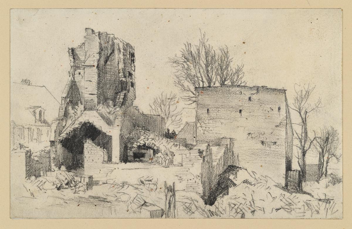 Ruine eines Hauses
