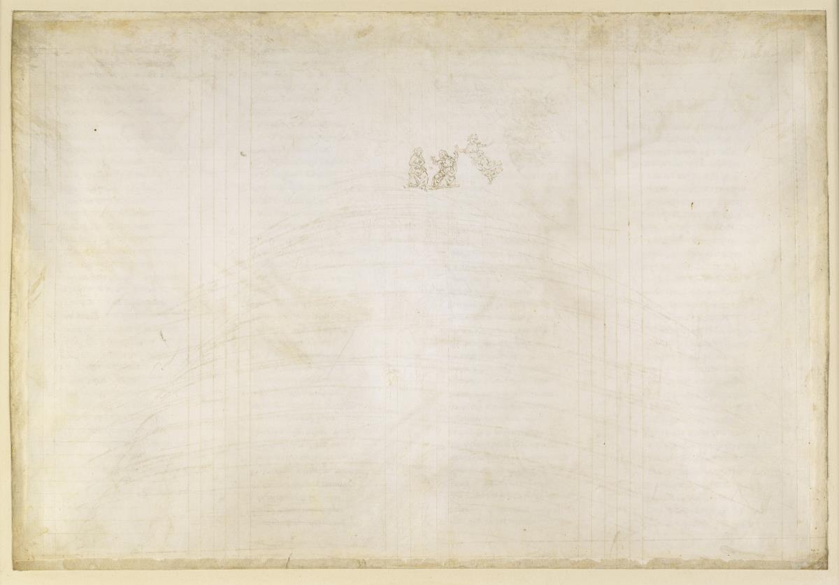 La Divina Commedia, Paradiso XXXII. Das Empyreum: Bernhard von Clairvaux erläutert den Aufbau der Himmelsrose; Dantes Marienvision