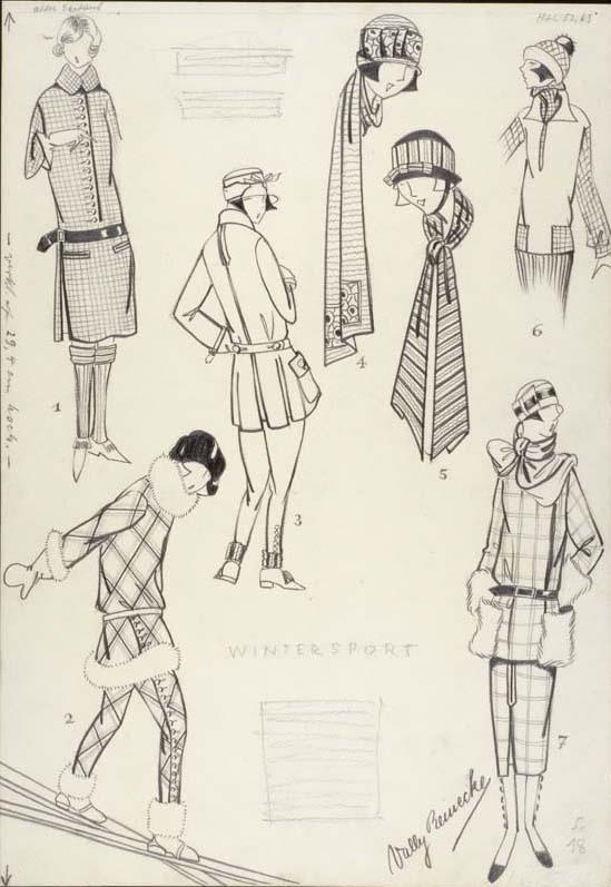 Frauen in Wintersportkleidung