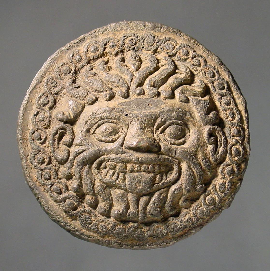 Medaillon mit altertümlichem Gorgoneion
