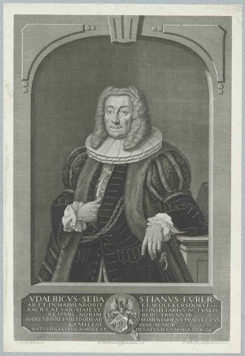 Porträt des Ulrich Sebastian Fürer von und zu Heimendorf