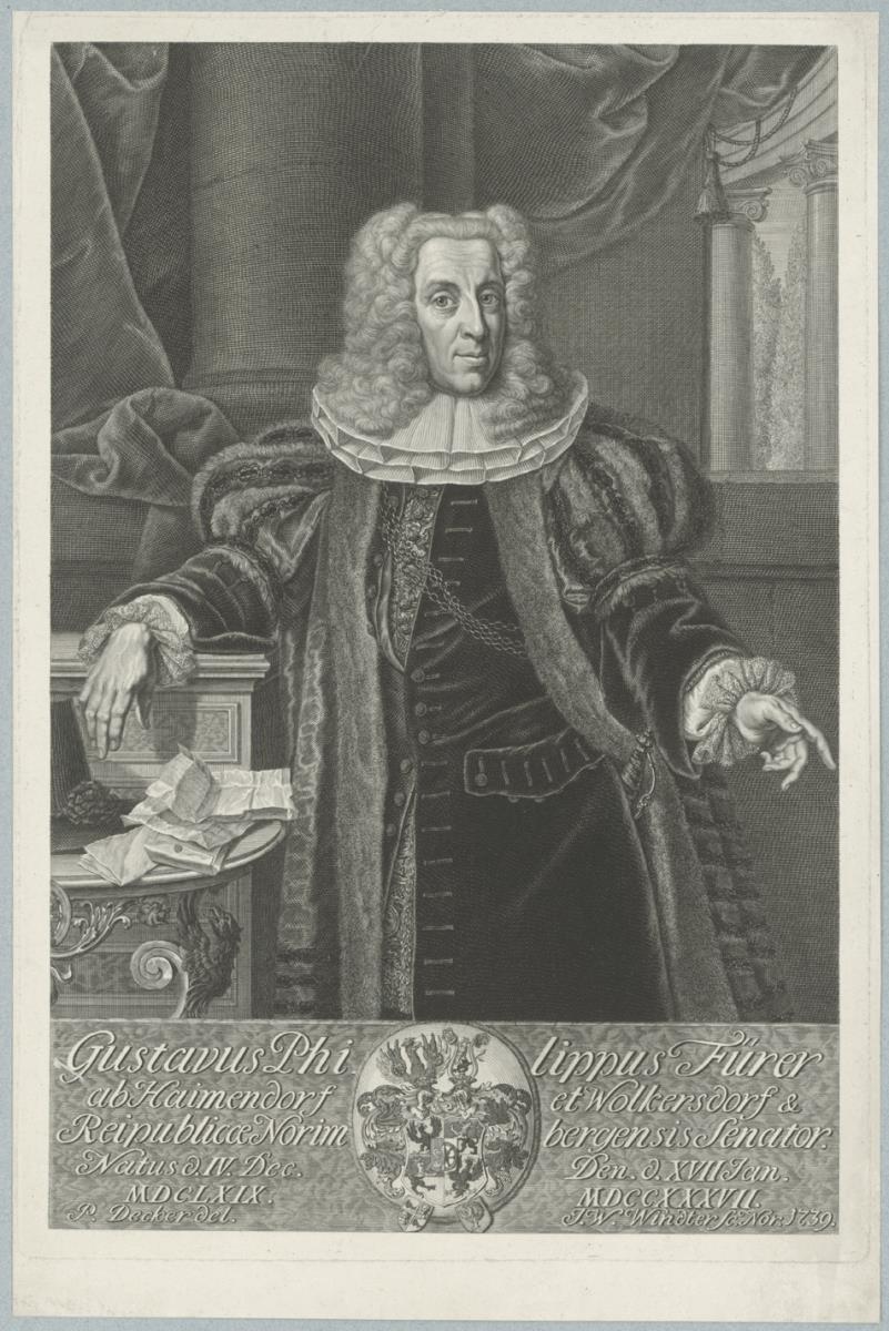 Porträt des Gustav Philipp Fürer von Haimendorf