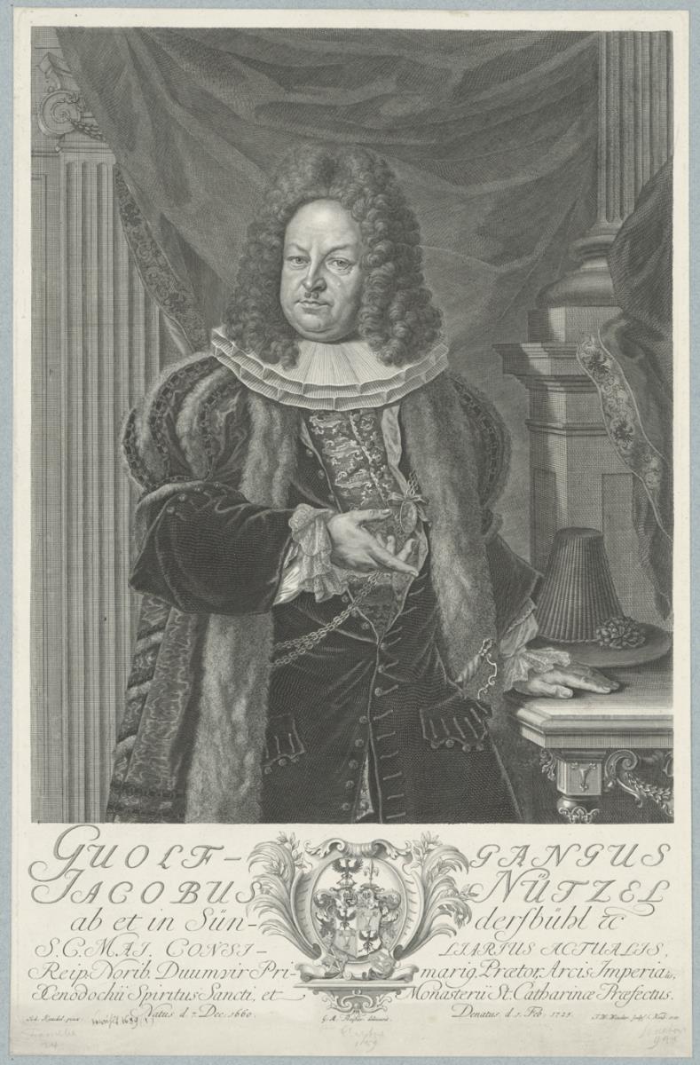 Porträt des Wolfgang Jacob Nützel von Sünderbühl
