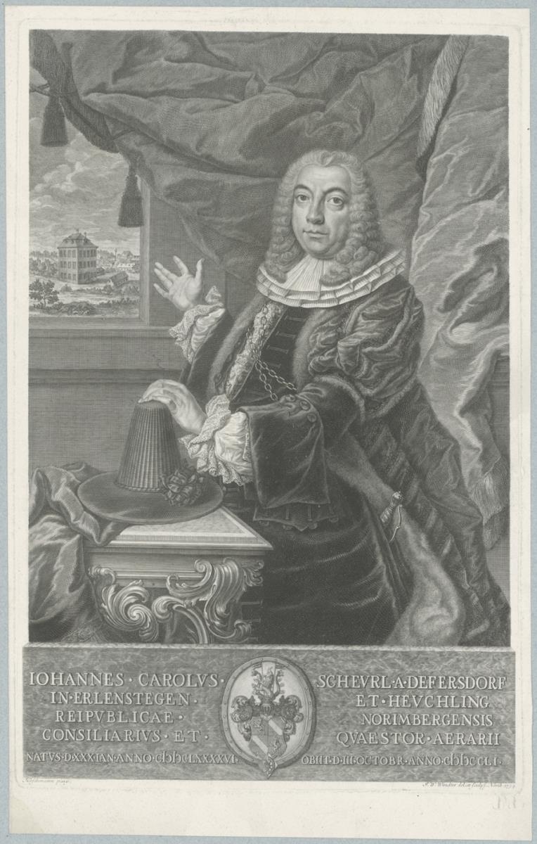 Porträt des Johann Carl Scheurl von Defersdorf