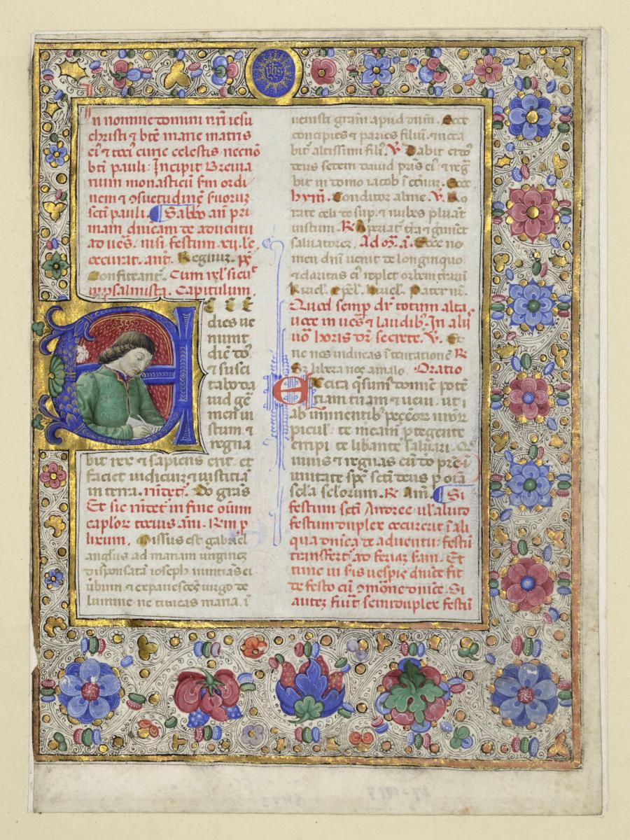 Erste Seite eines Breviers