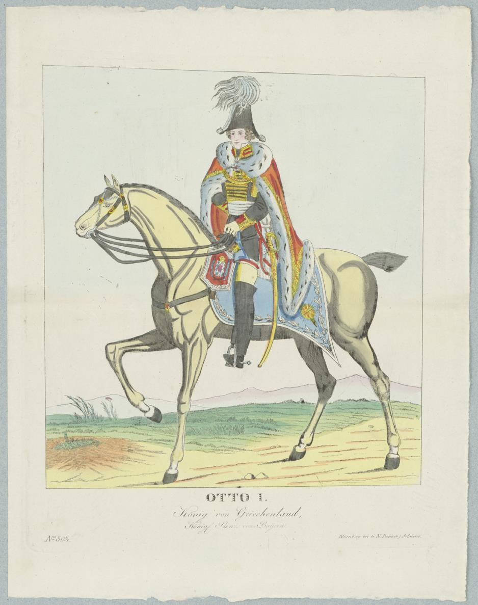 Porträt König Otto I. von Griechenland