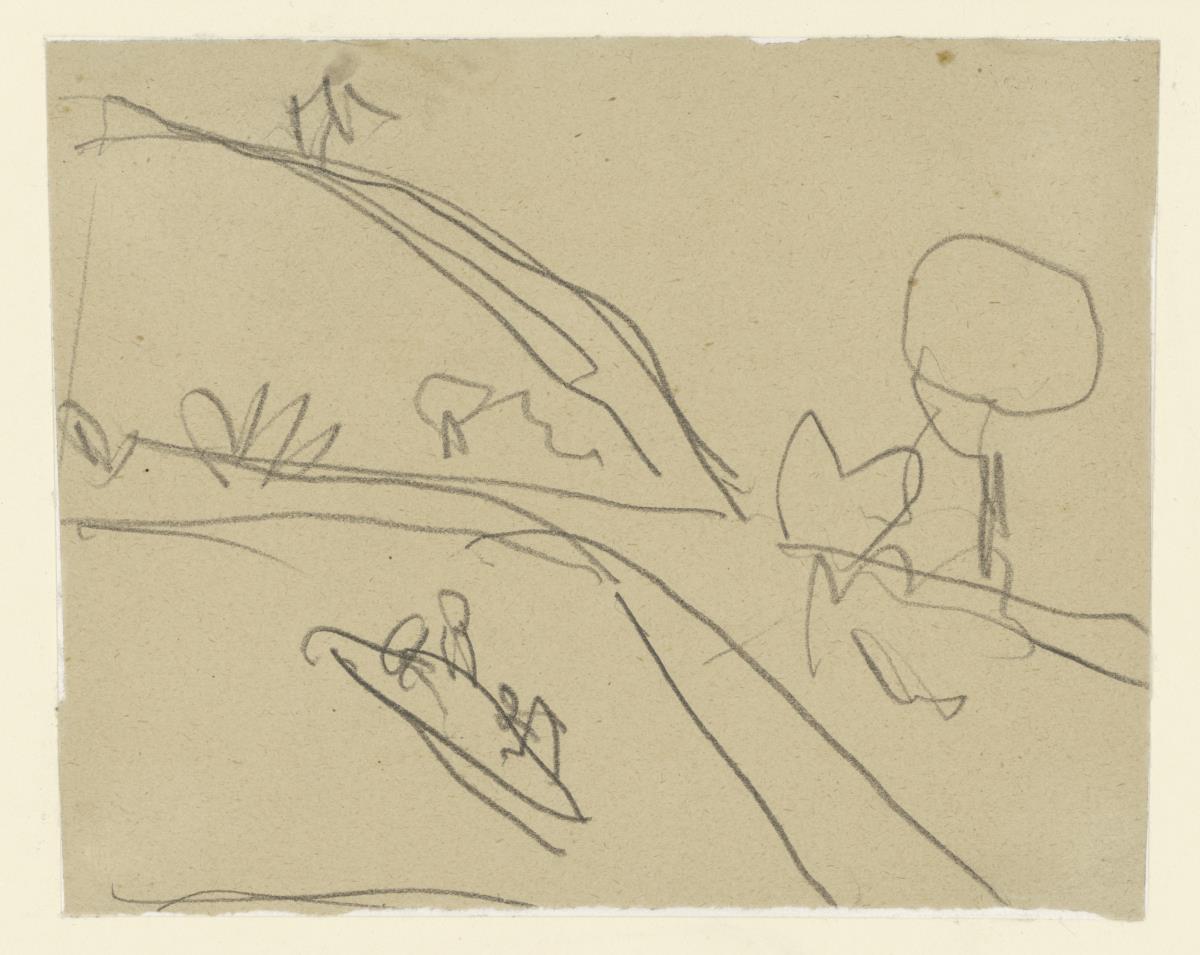 Landschaft mit Ruderbooten