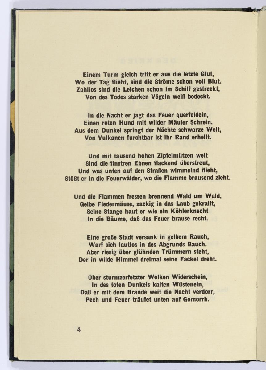 Georg Heym, Umbra Vitae, München 1924, S. 04.
