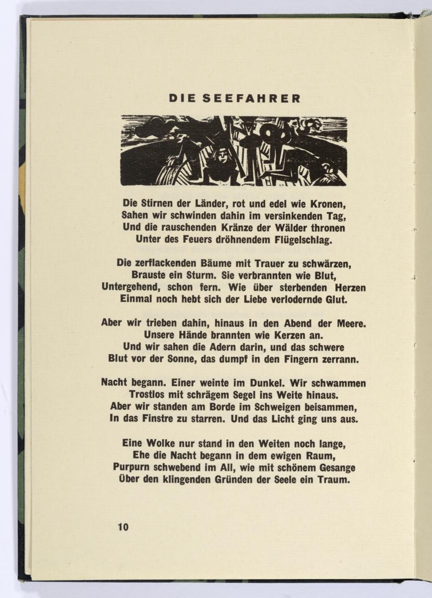"Die Seefahrer". Georg Heym, Umbra Vitae, München 1924, S. 10.