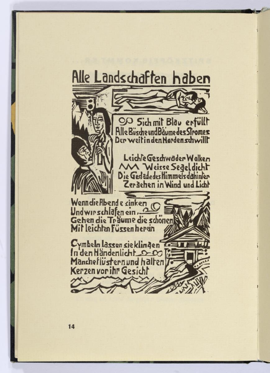 "Alle Landschaften haben...". Georg Heym, Umbra Vitae, München 1924, S. 14.