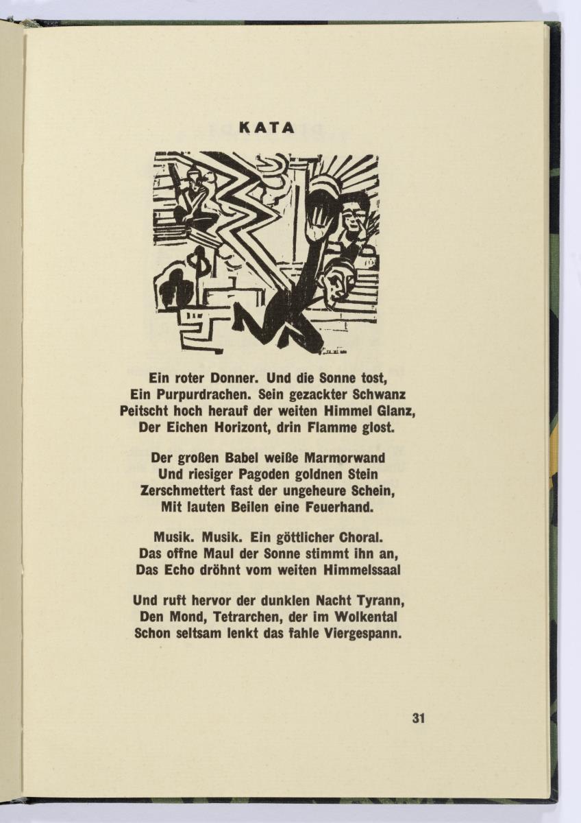 "Kata". Georg Heym, Umbra Vitae, München 1924, S. 31.