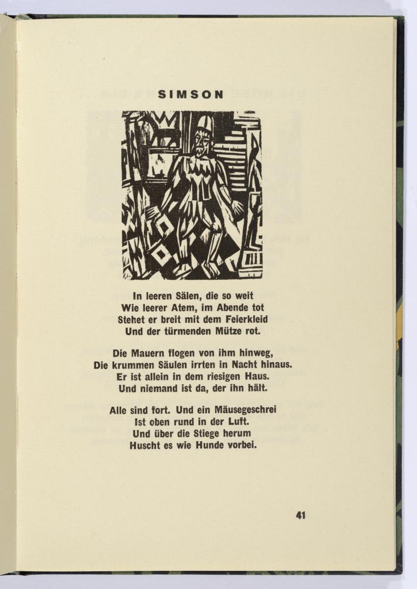 "Simson". Georg Heym, Umbra Vitae, München 1924, S. 41.