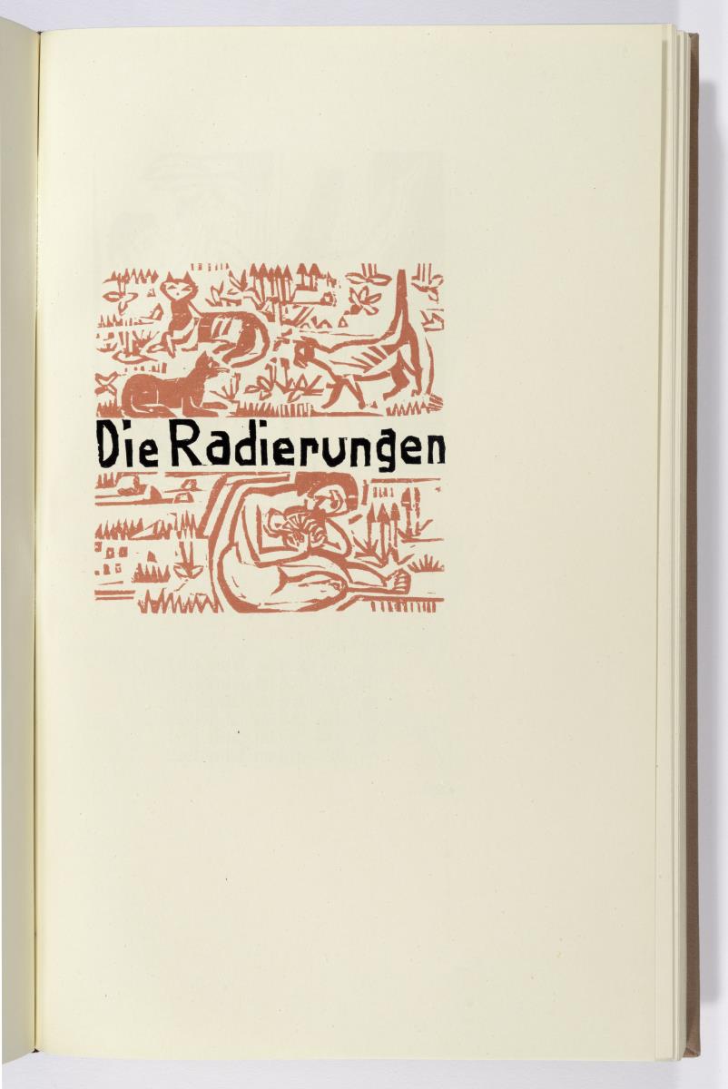 Gustav Schiefler. Das graphische Werk von Ernst Ludwig Kirchner. Band II. Die Radierungen