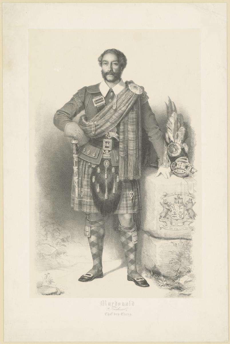 Porträt des Freiherrn Macdonald, Chef des Clans