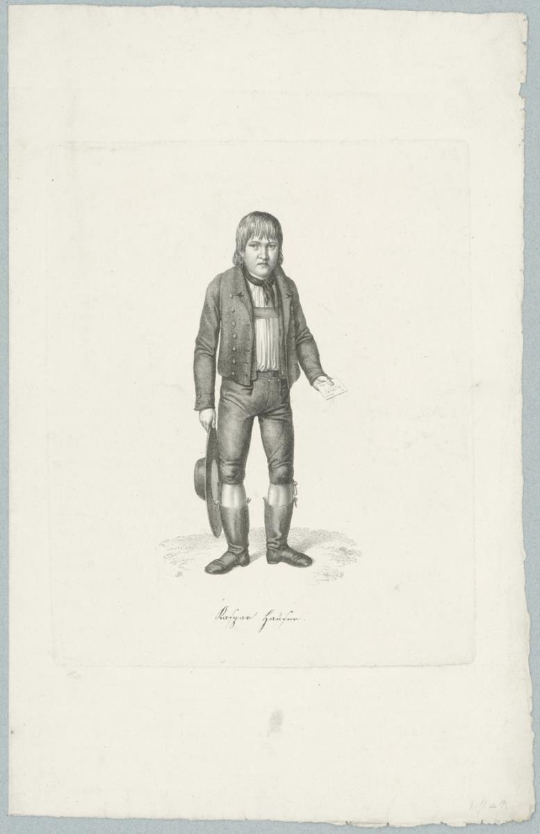 Porträt des Kaspar Hauser
